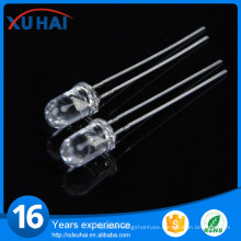 High Brightness 3mm Straw Hat RGB LED Diode